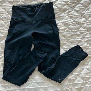 Deep blue Lululemon Leggings, S6